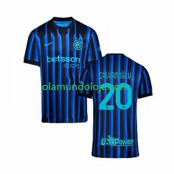 Camisola Inter de Milão Hakan Calhanoglu 20 Homem Equipamento Primeiro 2025-2026 Manga Curta